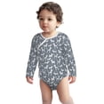 thumbnail image 2 of Xecao Poodle Dog Print Baby unisex-baby Cotton Long-sleeve Bodysuits-6 Months, 2 of 6