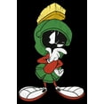 thumbnail image 2 of Men's Looney Tunes Marvin the Martian Thinking Graphic Tee Black Medium, 2 of 5