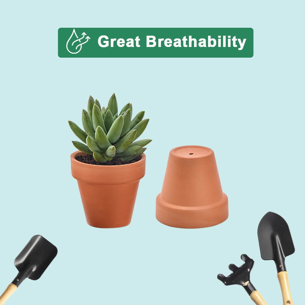 vensovo 48 Pcs Mini Terracotta Pot - 2 inch Small  Clay Pots with Drainage Holes for Succulents