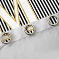 thumbnail image 4 of Erosebridal Glitter Print Letter M Curtains Pack of 2 (42x84 Each), Cartoon Monogrammed Curtains Blackout, 4 of 6