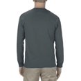 thumbnail image 2 of AL1904 Alstyle Soft Spun Cotton Long-Sleeve T-Shirt Charcoal S, 2 of 6