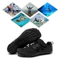 thumbnail image 6 of WOTTE Men's Water Shoes Quick-Dry Barefoot Aqua Socks Slip-on Beach Wide Toe Shoes, Black Size 10, 6 of 9