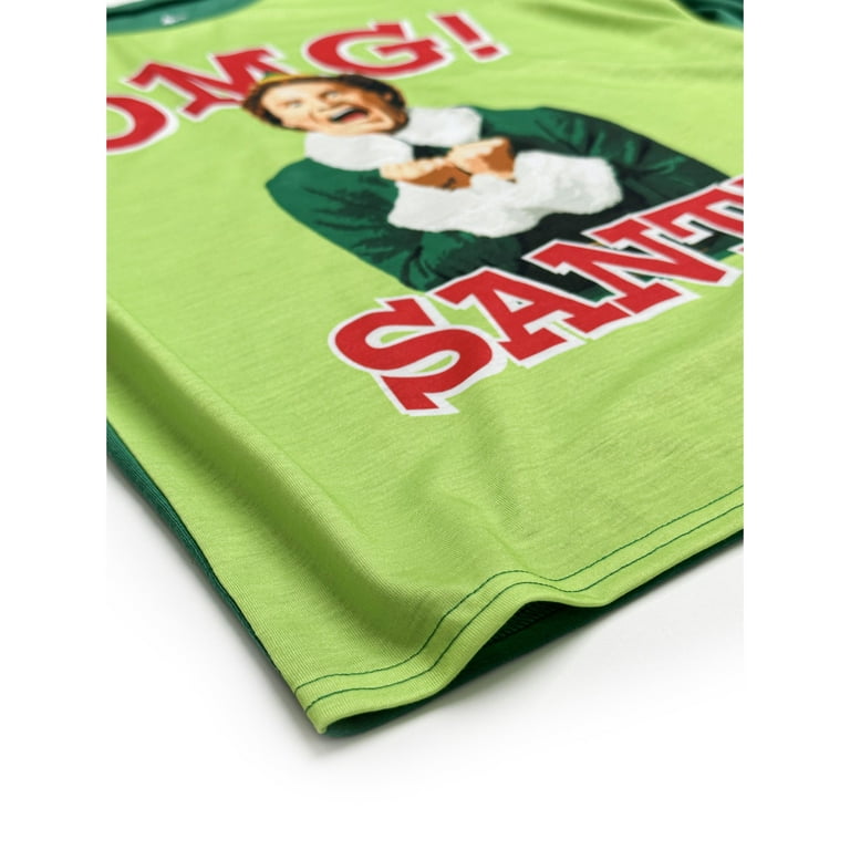 Elf The Movie Christmas Pajamas - Matching Family Womens 2-Piece Pajama Set,  Women, Size: M 