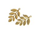 thumbnail image 4 of 30 Piezas de Suministros para Manualidades, Colgantes de Hojas de árbol, , Dijes, Colgantes para Manualidades, Accesorios para Joyas - dorado Soledad Hallazgos de los encantos de la joyería, 4 of 9
