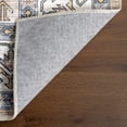 thumbnail image 3 of nuLOOM Juni SplashGuard Medallion Machine Washable Area Rug, 2' 6" x 8', Runner, Juni Beige, 3 of 11