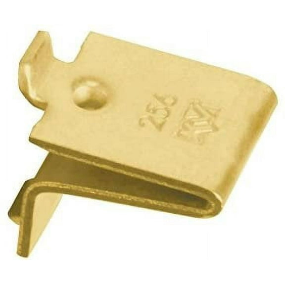 Knape & Vogt Brass Shelf Support 256P-BR - 3/4" x 5/8" Gold - 12 Count