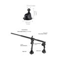 thumbnail image 5 of 5 in 1 Car Suction Cup Mount Kit Ball Head Adapter for X2/X4 Action Camera, 5 of 10