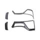 thumbnail image 5 of Reemplazo de estilo de fibra de carbono con marco de volante de coche de 4 piezas para Mitsubishi Pajero Sport 2019-2020, 5 of 5