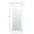 thumbnail image 3 of SAFAVIEH Couture Lisandra 31" x 75" Clear Glam Standing Mirror, 3 of 7
