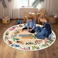 thumbnail image 3 of ASPILLOW Kids Play Mat for Floor,Round Washable Classroom Rug for Toddler Nursery Kids Room Decor,47inch, 3 of 9