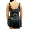 thumbnail image 2 of MAXINE OF HOLLYWOOD Women's A-Line Swim Dress, Black, 16, 2 of 2