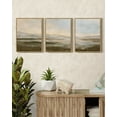 thumbnail image 5 of Landscape 11x14in3pcs Natural Framed Wall Art Vintage Dusk in The Forest Classic Paints Farmhouse Bathroom Office Decor, 5 of 6