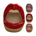 thumbnail image 1 of Dream Lifestyle Ceramic Cigarette Ashtrays, Mouth Lips Ceramic Ashtray Personality Mouth Ashtrays Holder Anti-slid Base Ashtray Decor Fashion Home Decorations, 1 of 8
