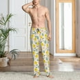 thumbnail image 5 of KLL Mens Pajama Pants for Men,Mens Lounge Pants,Funny Gifts for Men,Men's Pajama Bottoms-Flowers and Butterflies, 5 of 6