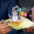 thumbnail image 3 of Carte d'Anniversaire shiyou-Pop Up Chat, 3 of 4