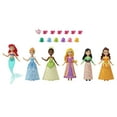 thumbnail image 4 of Disney Princess Small Doll Princess Party with 6 Posable Dolls and 13 Tea Time Accessories, 4 of 6