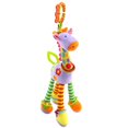thumbnail image 2 of Plumora Plush Giraffe Hanging Toy with Rattle - Car Seat, Stroller, and Crib Toy, Soft Stuffed Animal, Teether Included, Promotes Visual Tracking, Safe Non-Toxic., 2 of 8