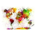 thumbnail image 2 of Tiptophomedecor World Map Wallpaper Wall Mural - World In Inks, 2 of 3