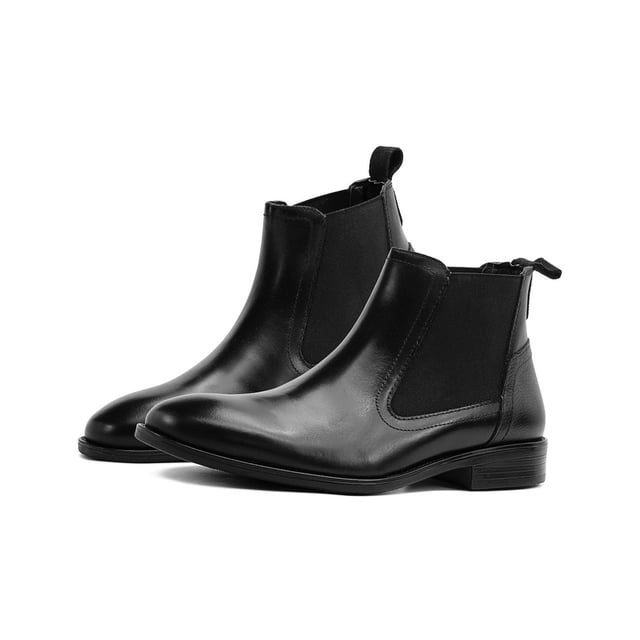 Botín Elegante Para Hombre Oficina Formal Color Negro negro 27.5