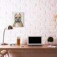 thumbnail image 2 of Stupell Industries Pit Bull Dog Pet Animal Watercolor Painting Canvas Wall Art by George Dyachenko, 2 of 2