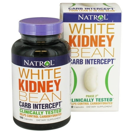Natrol White Kidney Bean Carb Intercept Capsules, 120 Ct