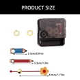 thumbnail image 5 of Quiet Quartzs Clock Mechanism Kits with Unique Music Note Fork Pencil Hands for DIY Enthusiasts and Wall Clock Repairs, 5 of 8