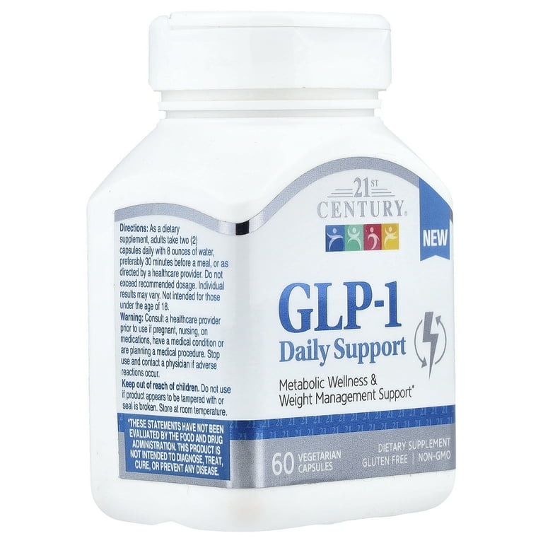 21st century glp 1 daily support 21st Century GLP-1, 60 Vegetarian Capsules