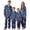 Navy, variant on FamilyMatching Pajama Set For Kids and Family Cozy Sleepwear For All Seasons Ideal For Home Nights And Sleepovers
