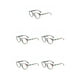 thumbnail image 2 of Gafas redondas ligeras Minnieouse, montura de cristal, negro arcoíris, IS031C9, 2 of 6
