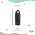 thumbnail image 5 of Zak Designs 25oz Black Jubilation Water Bottle, 5 of 6