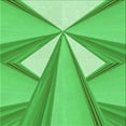 thumbnail image 1 of Ahgly Company Machine Washable Indoor Square Transitional Neon Green Area Rugs, 7' Square, 1 of 7