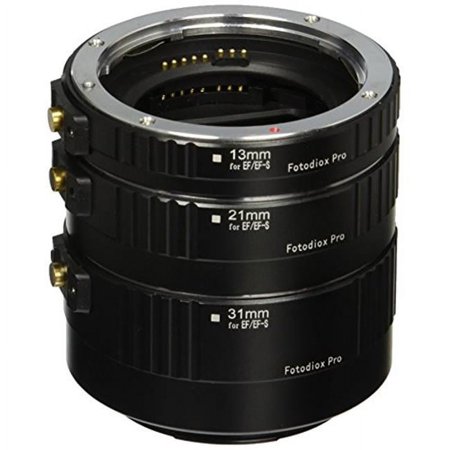 UPC: 0847372023141 | Pro Aluminum Automatic Macro Extension Tube Kit for Canon EOS EF/EF-s Camera