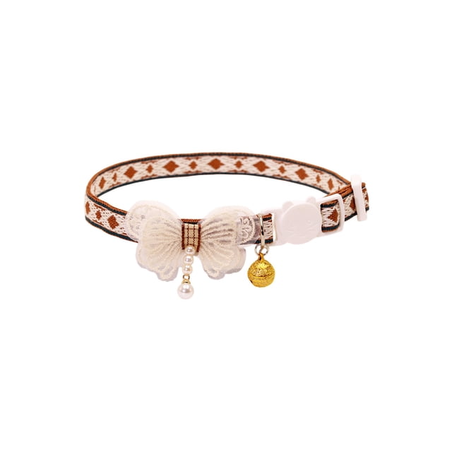 D Soft Padded Nylon Dog Cat Collar D Adjustable Quick Release Buckle Safety Lock For Small Pets