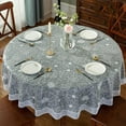thumbnail image 5 of SHAR Easy Clean Round Tablecloth 180cm Waterproof Wrinkle Resistant Stain Resistant, 5 of 5