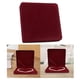 thumbnail image 4 of Caja Porta Collar Hugo Perlas Suave 7.5x7.5x1.6 Pulgadas Corazón interior rojo, 4 of 10