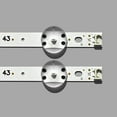 thumbnail image 5 of 4pcs LED strips for LG 43UJ6510 43LJ614V	43LV340C 43UJ670V 43UJ6565 43UV770M-UD 43UJ670V 43LV570M 43LV560H 43LV560H-UA 43UJ654T 43UJ651V  6916L-2867A  6916L-2867B  43" V17 2867 ART3 REV0.3, 5 of 6