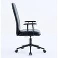 thumbnail image 4 of DECMAY High Back Office Chair in Antique PU Leather, Swivel Task Chair with Armrests and Adjustable Gas Lift, 4 of 14