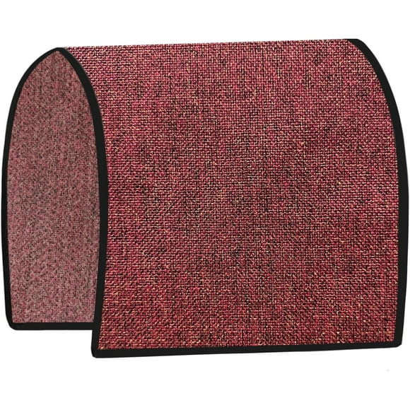 shiyou-Linen Armrest Cover for Recliner Sofa Arm Slipcover with Anti-Slip for Living Room Couch Loveseat Linen Look Armrest Pod Covers for Chairs Sofa Arm Protector for Pets, Set of 2, Dusty Rose