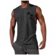 thumbnail image 1 of camisola sin mangas casual de moda de verano para hombre gris oscuro / xl, 1 of 5