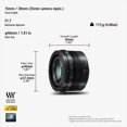 thumbnail image 2 of Lente Objetivo Panasonic Lumix Leica DG Summilux 15mm f1.7 ASPH H-X015K, 2 of 3