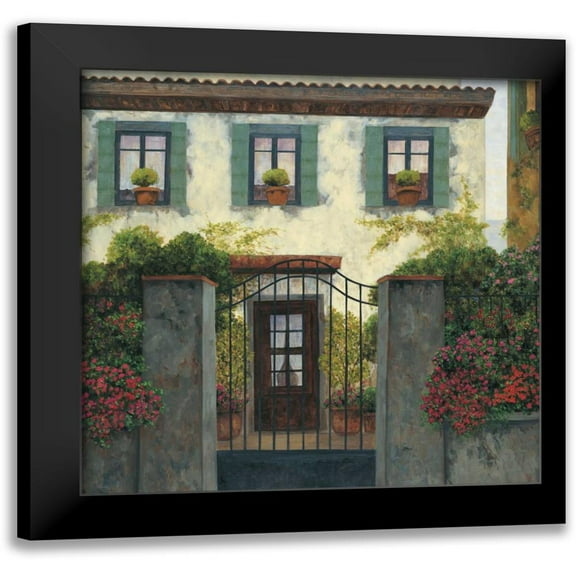 Masdeu, Montserrat 12x12 Black Modern Framed Museum Art Print Titled - Three Windows