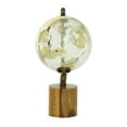 thumbnail image 6 of DecMode 8" Gold Globe with Brown Base, 6 of 9