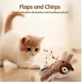 thumbnail image 3 of 2026 Upgrade Cat Meowdy Bird Toy, Flapping Bird Cat Toy, Interactive Chirping Bird Cat Toy, Simulated Chirping Sparrow with Flapping Wings, Plush Cat Toy for Indoor Cats, 3 of 8