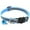 Sky Blue, variant on SugarBloom Reflective Dog Collar with Bell and Buckle, Night Safety Adjustable Pet Collar for Small Medium Dogs, Nylon Breakaway Necklace for Walking,Black