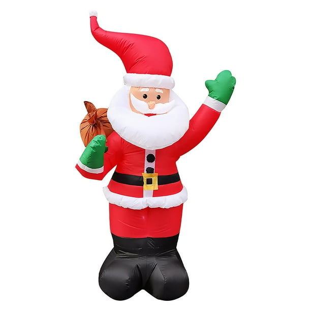 Papá Noel inflable de Navidad YONGSHENG con luces LED 1,8 m