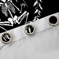 thumbnail image 4 of Feelyou Gothic Bat Skeleton Blackout Curtains Set of 2 (52x84 Each), Jungle Moth Butterfly Window Curtains, Hippie Kangaroo Skull Curtains and Drapes, Living Room Curtains Decor, 4 of 6
