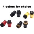 thumbnail image 4 of LLC 4-Pack Noir Brosses Rondes de Remplacement pour Karcher Nettoyeurs à Vapeur SC1 SC2 SC3 SC4 SC5 SC7, 4 of 5