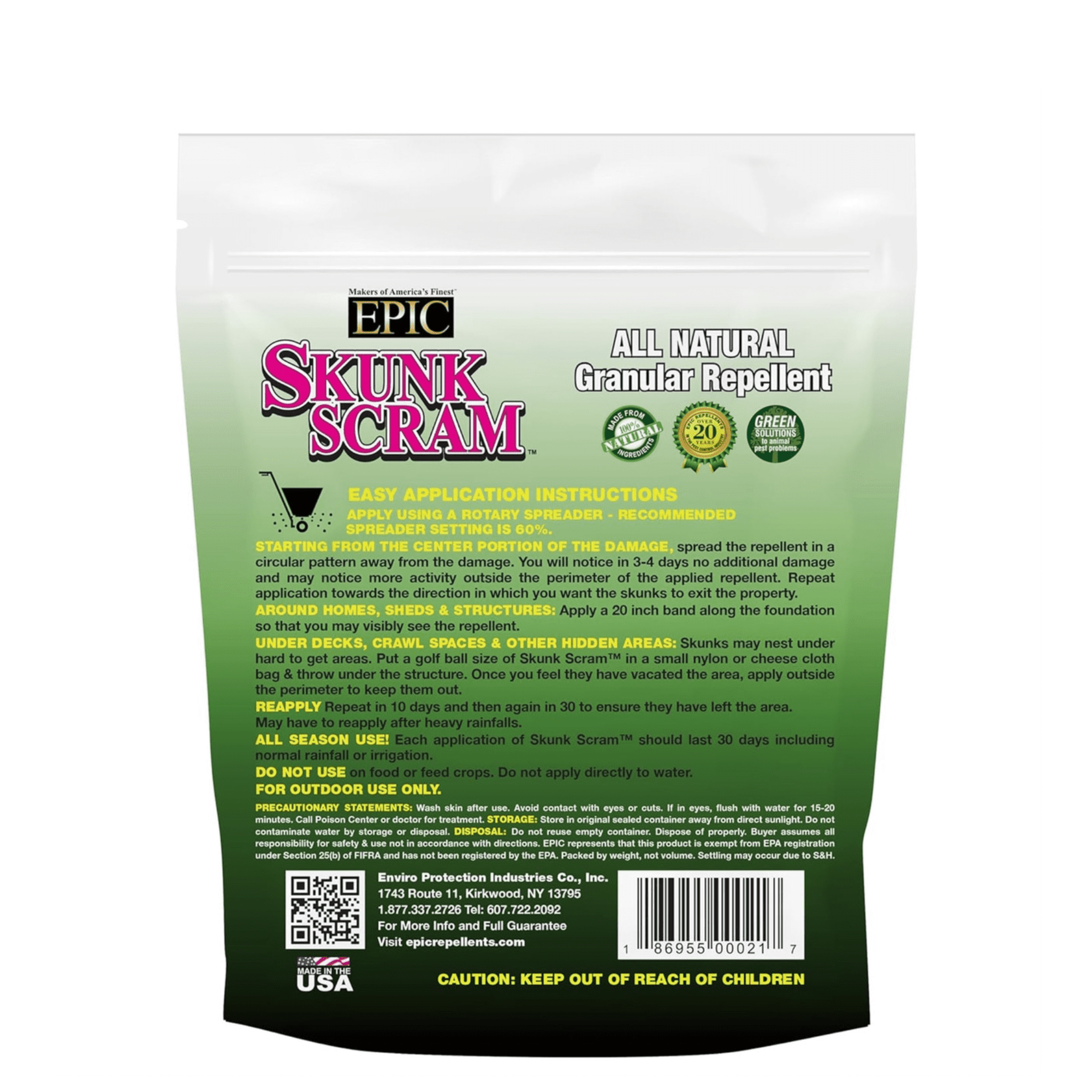 Enviro Protection Skunk Scram Animal Repellent