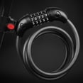 thumbnail image 2 of EeaseCA 5 Digit Cycling Heavy Duty Cable Combination Password Bike Cable Lock Cable Coded Lock 120cm (Black), 2 of 7