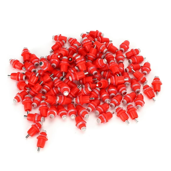 Chicken Water Nozzle, Automatic Red Waterer Water Nozzle, Easy to Use Three Way for Chicken Pets